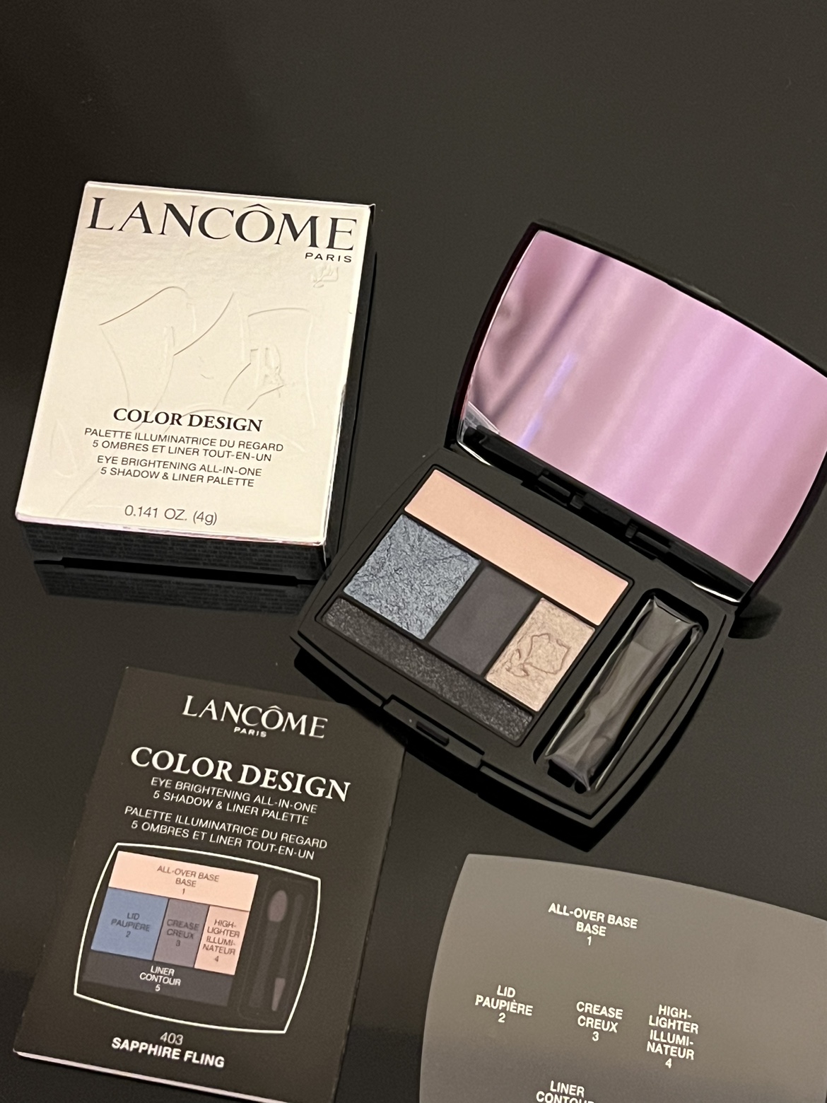 Lancôme eye shadow palate