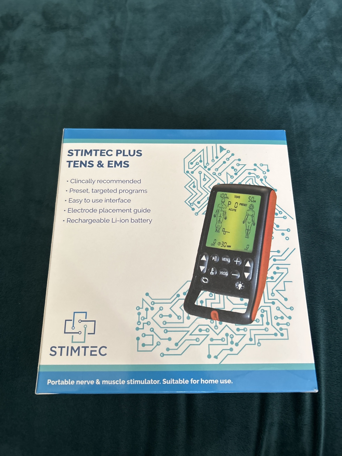 Portable nerve & muscle stimulator.satiable for home use thumbnail