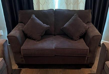 3 Piece Living Room Set w/ Pillows - photo 5