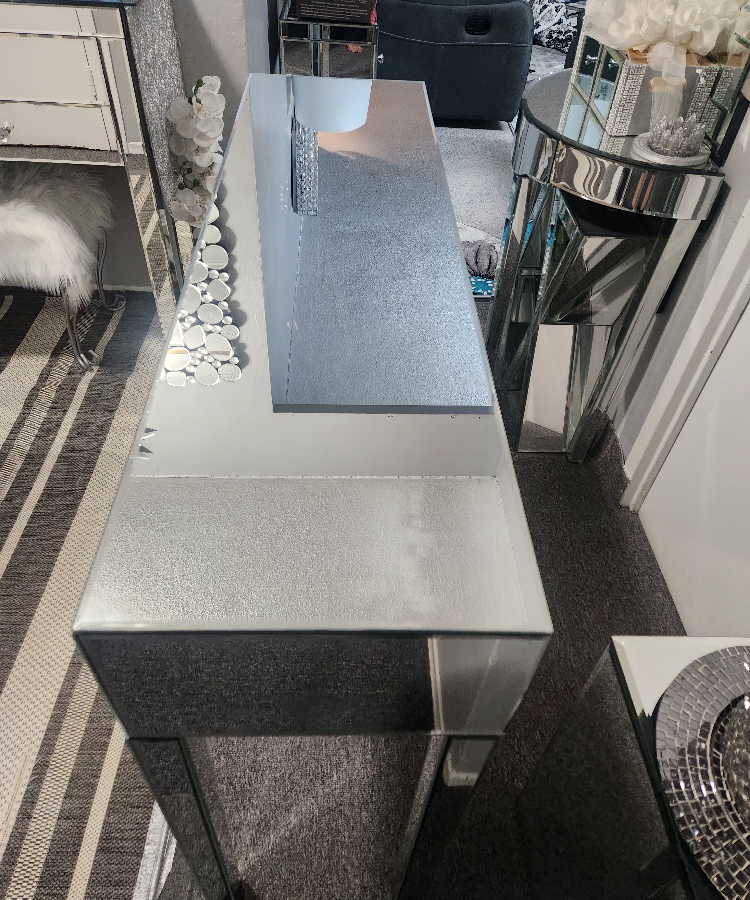 mirror console table with 3 drawer - photo 5
