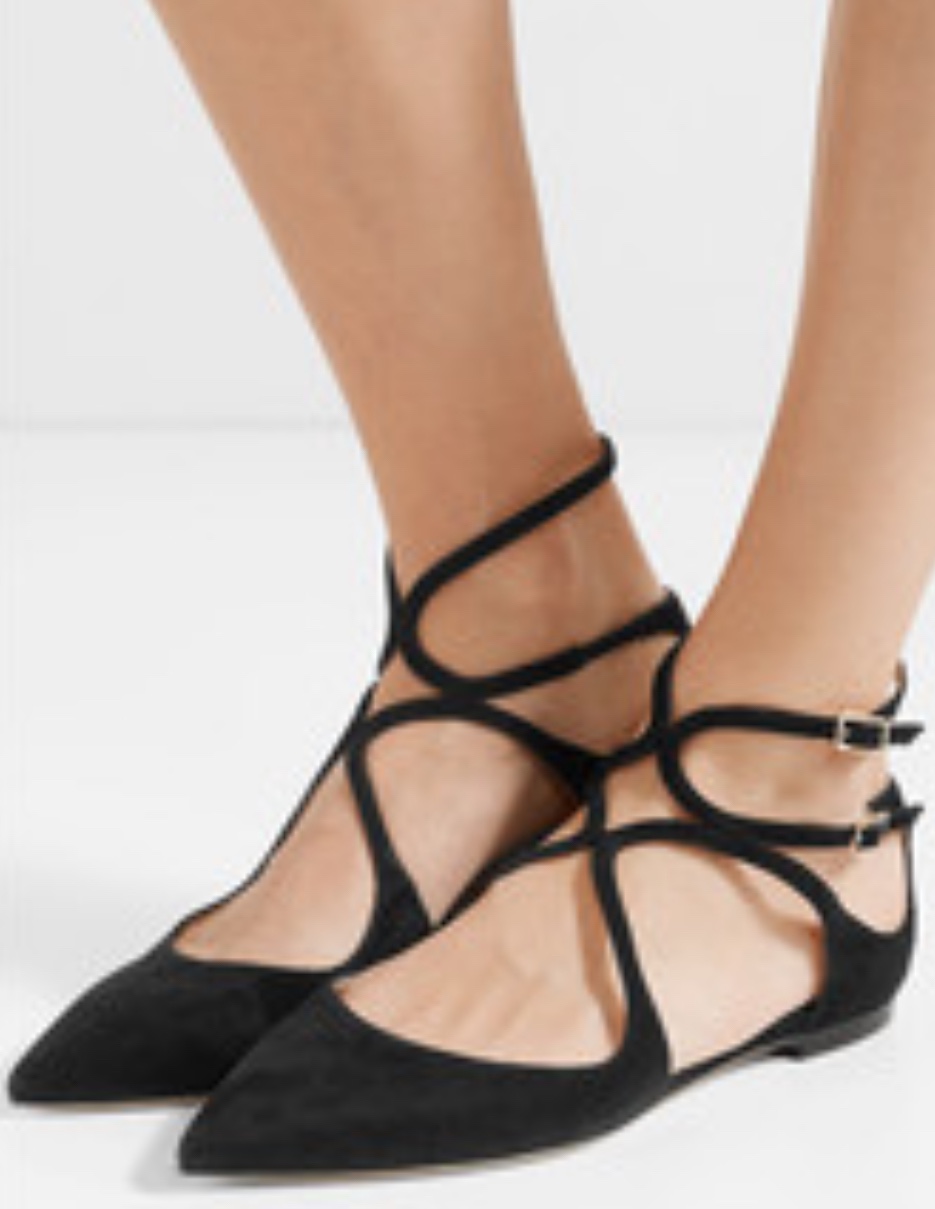 100% Authentic Jimmy Choo suede Lancer flats image indicator(9)