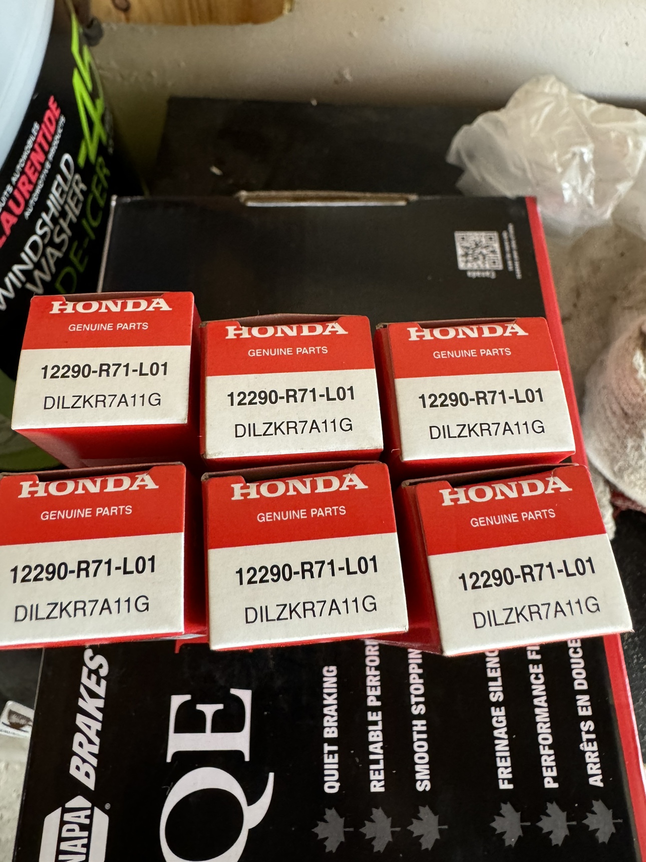 6x Honda OEM spark plugs 12290-R71-L01