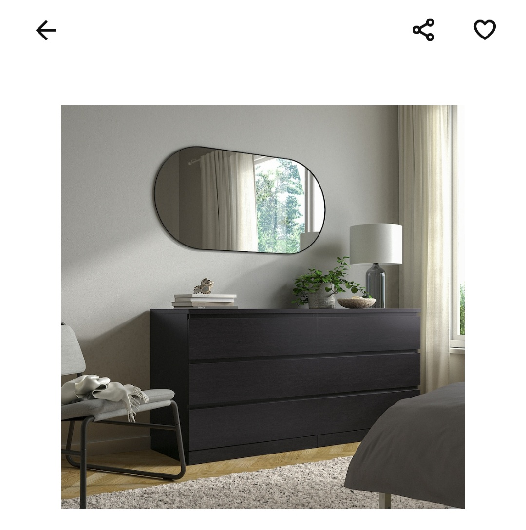 ikea MALM 6-drawer dresser