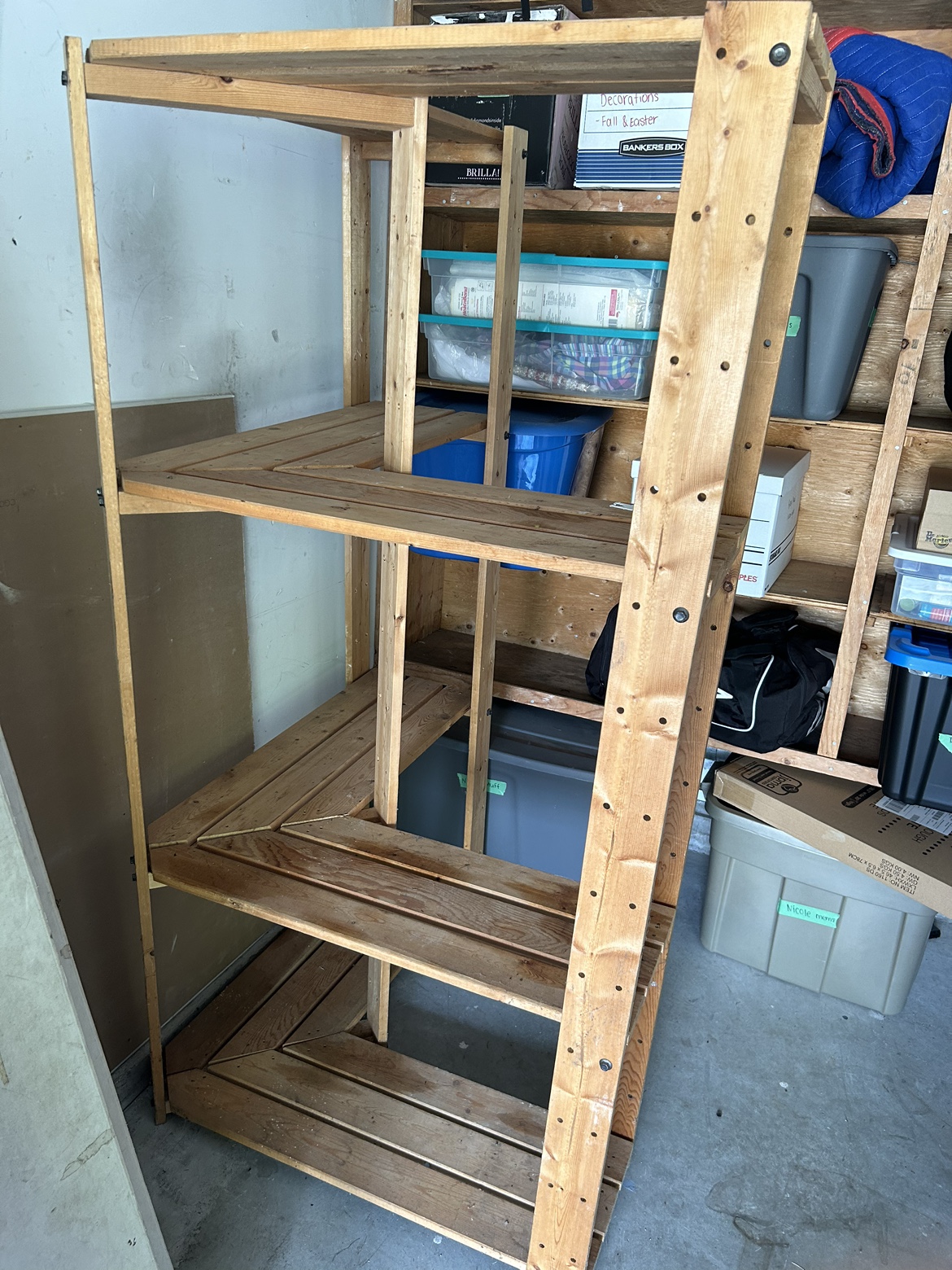 Wooden shelf - photo 3