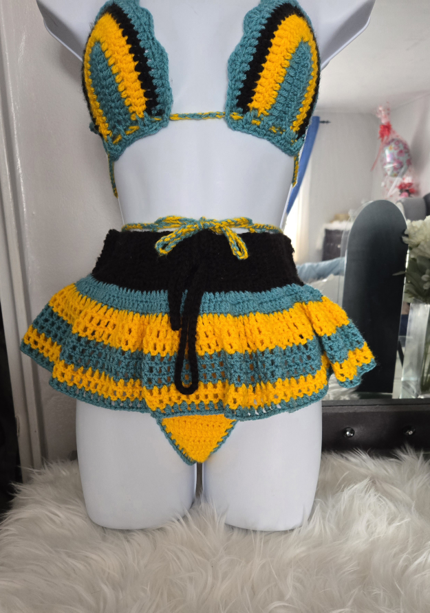 Crochet swim wear