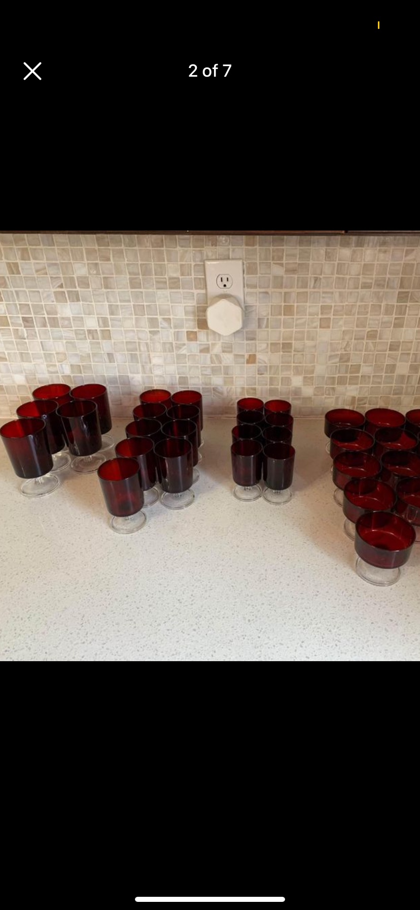 Ruby red stemware/glassware image indicator(2)