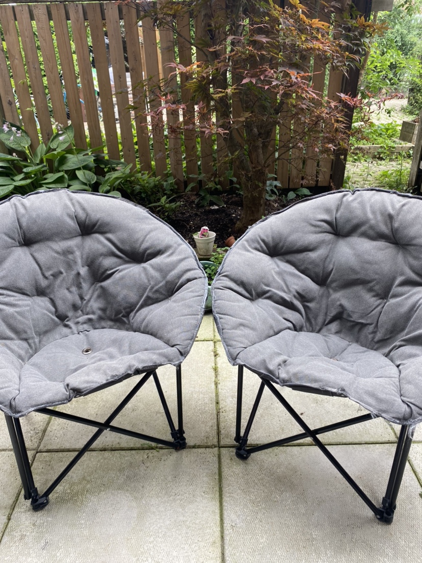Portable camping chairs