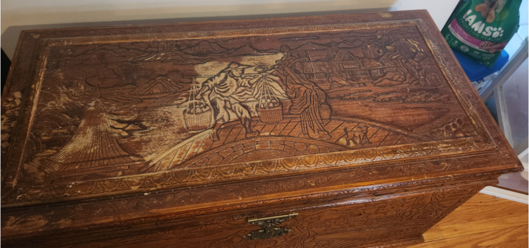 Wood storage chest - photo 3