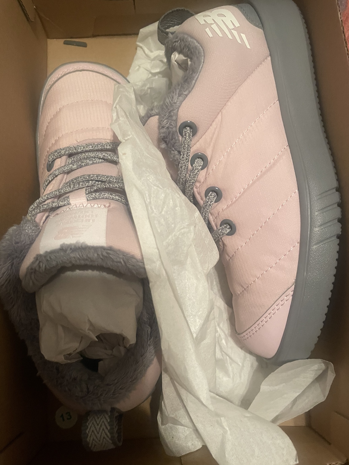 Little girls, new balance sneakers, size one and a half wide