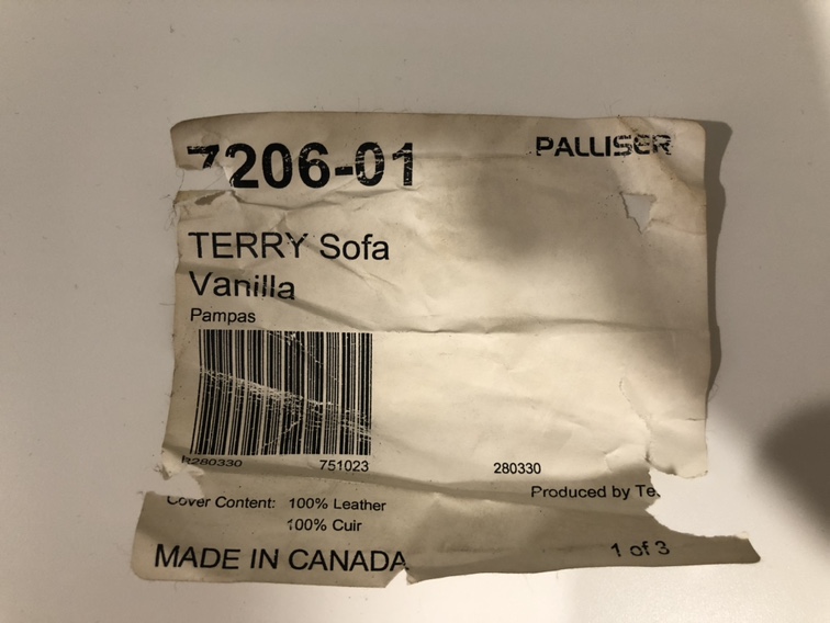 Full set 3 pieces leather sofa made in Canada - photo 5