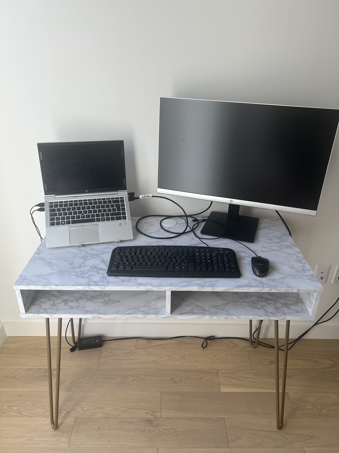 Desk with storage for $65