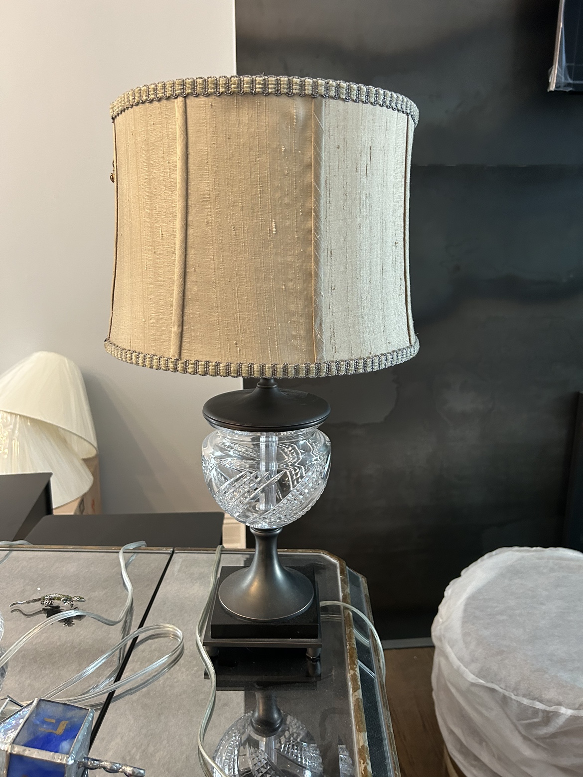 Crystal table lamp - Waterford crystal