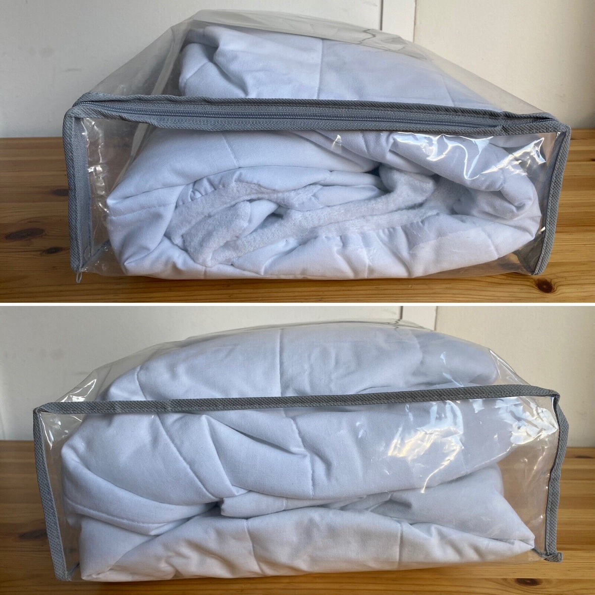 Target FULL Comfort Quilted Mattress Pad Stretch Grip Design image indicator(5)