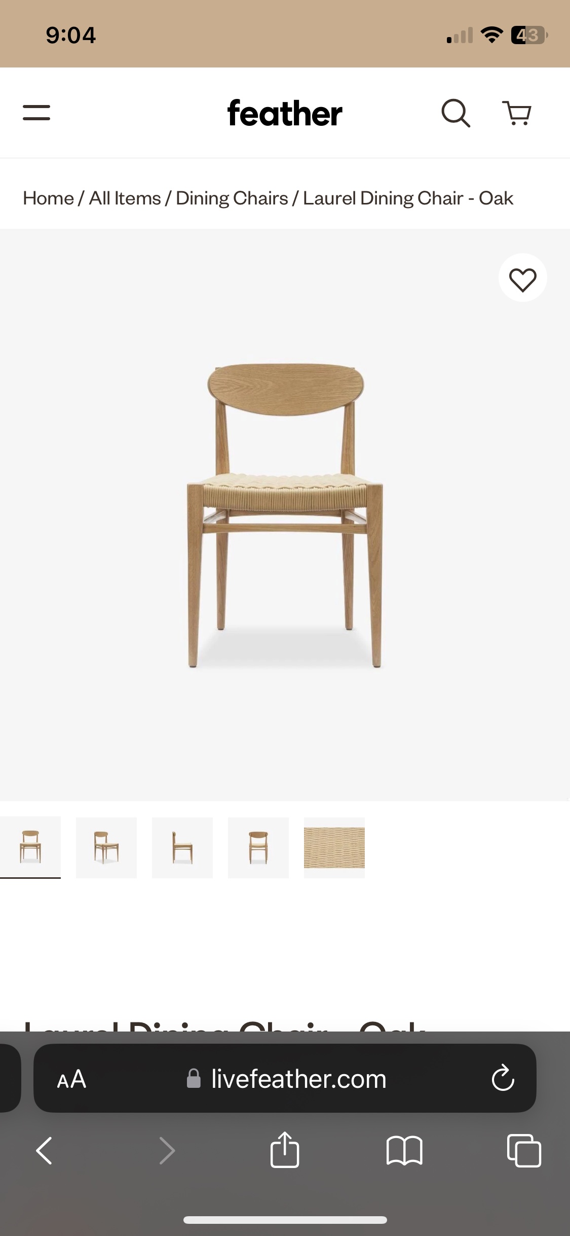 *Moving Sale*  Laurel Dining Chairs set of 2 - photo 2