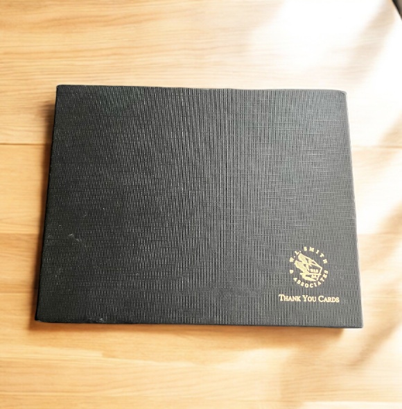 NEW Sympathy Thank You Cards 25 Notes Envelopes Gold Tone image indicator(4)