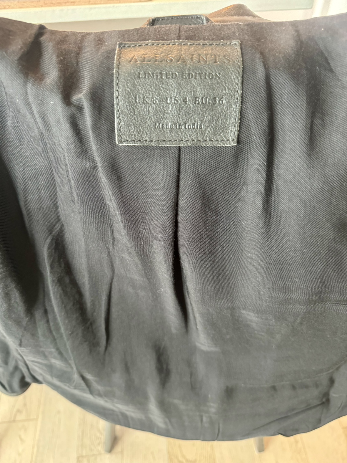 All Saints Leather Jacket - photo 3
