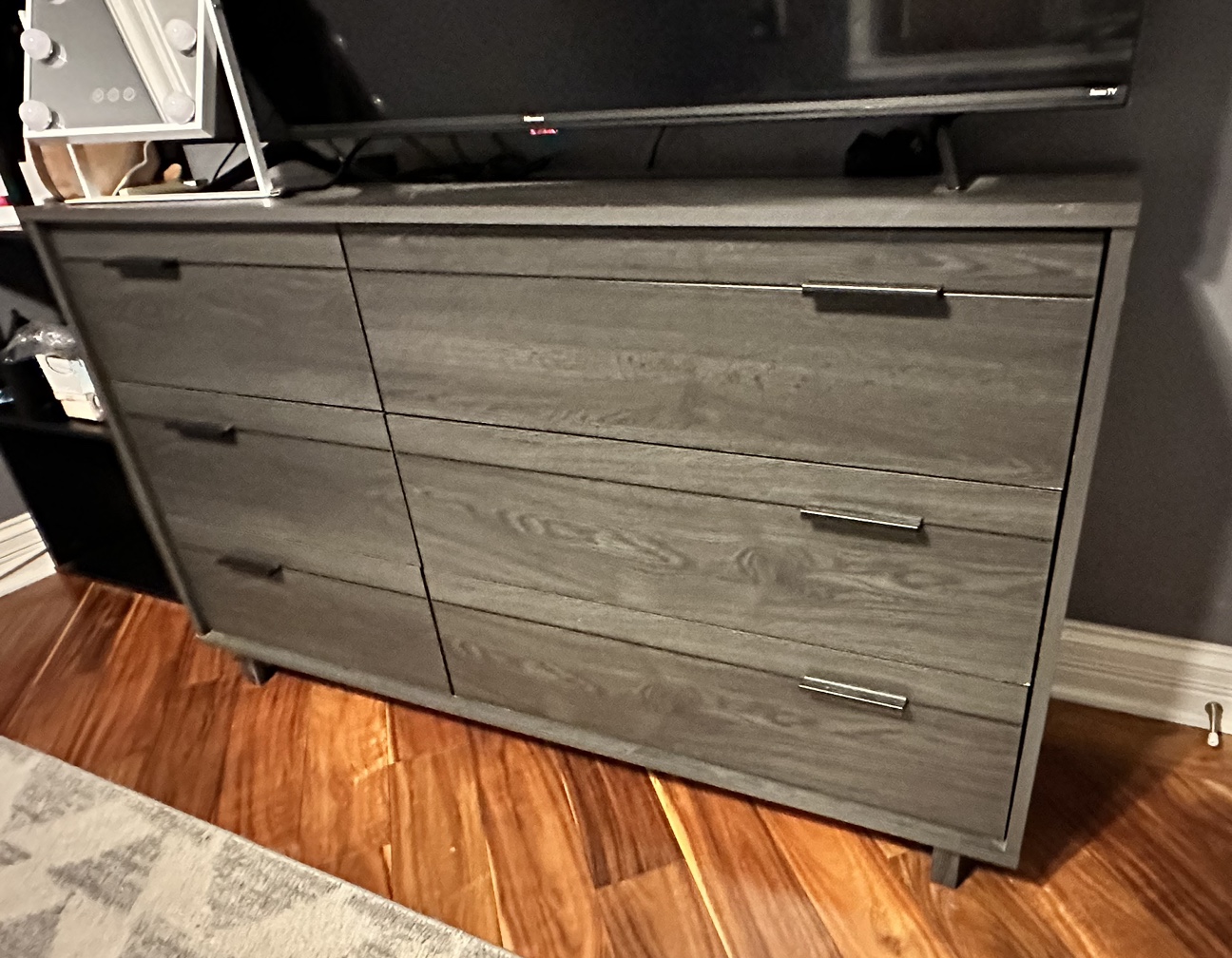 Gray dresser