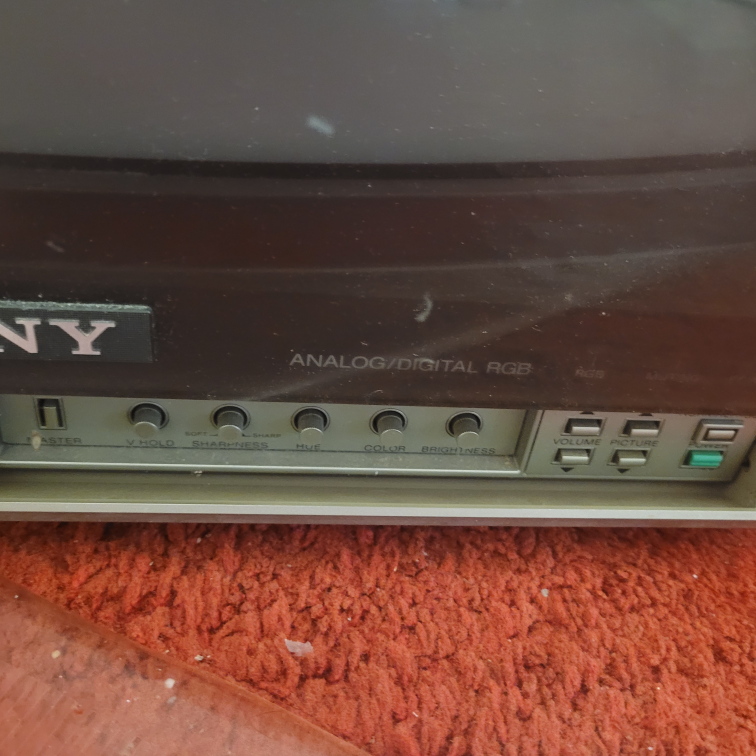 sony vintage trinitron crt kx-1901A ⚽️ image indicator(4)