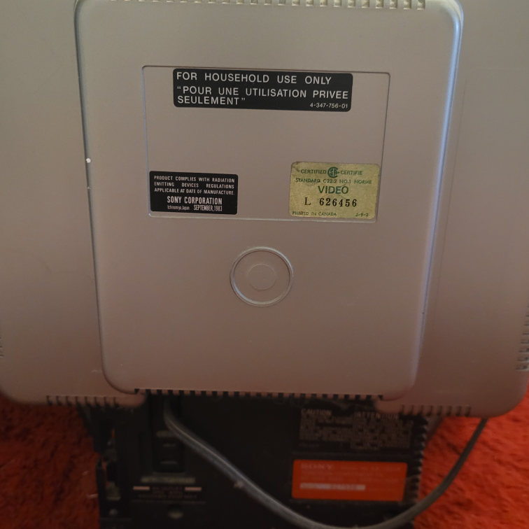 sony vintage trinitron crt kx-1901A ⚽️ image indicator(7)