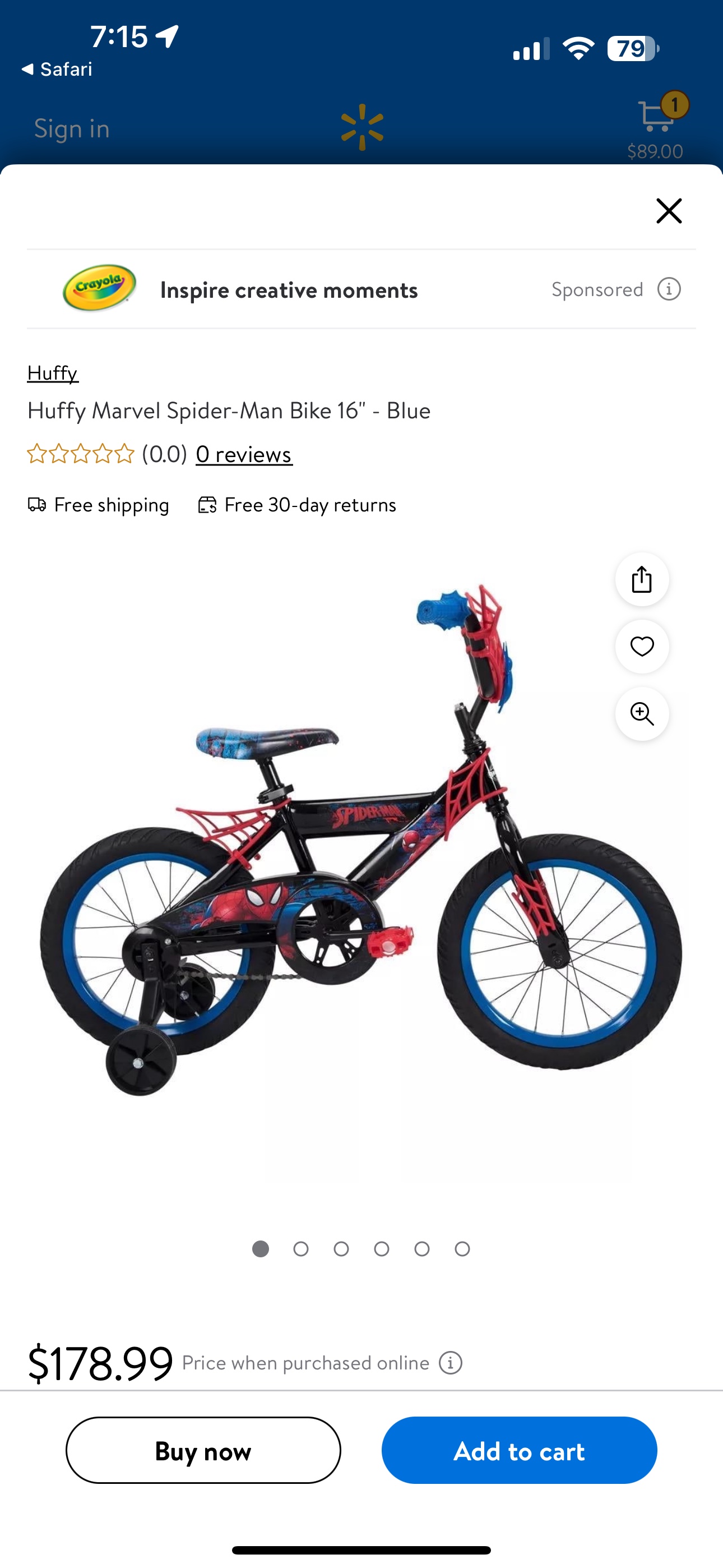 Boys bike