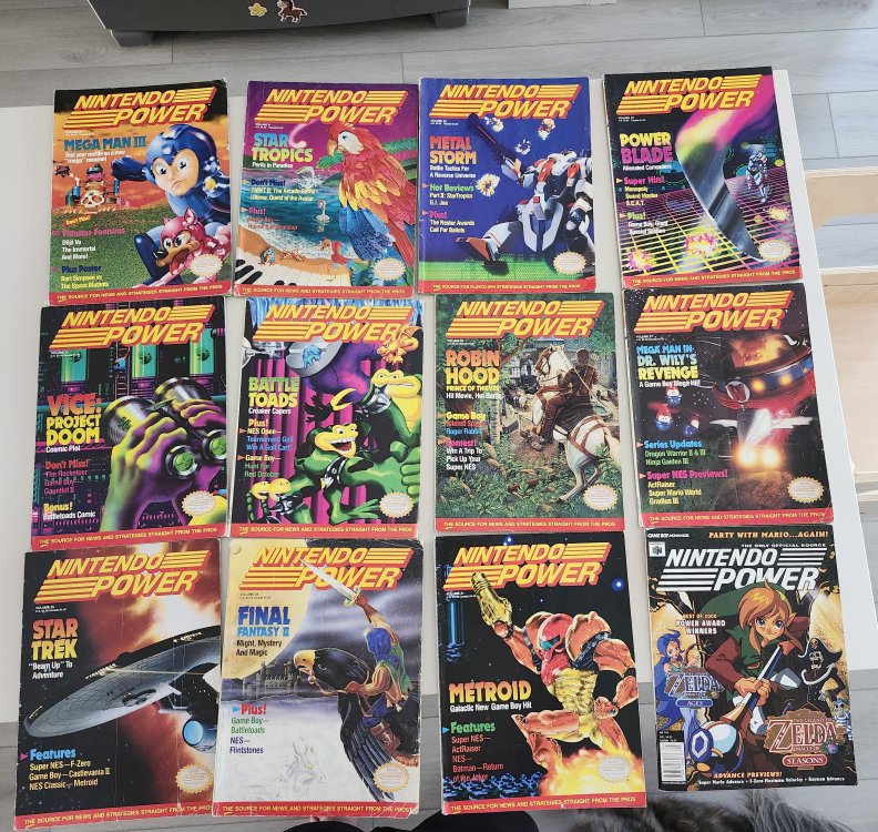 old Nintendo Power magazines