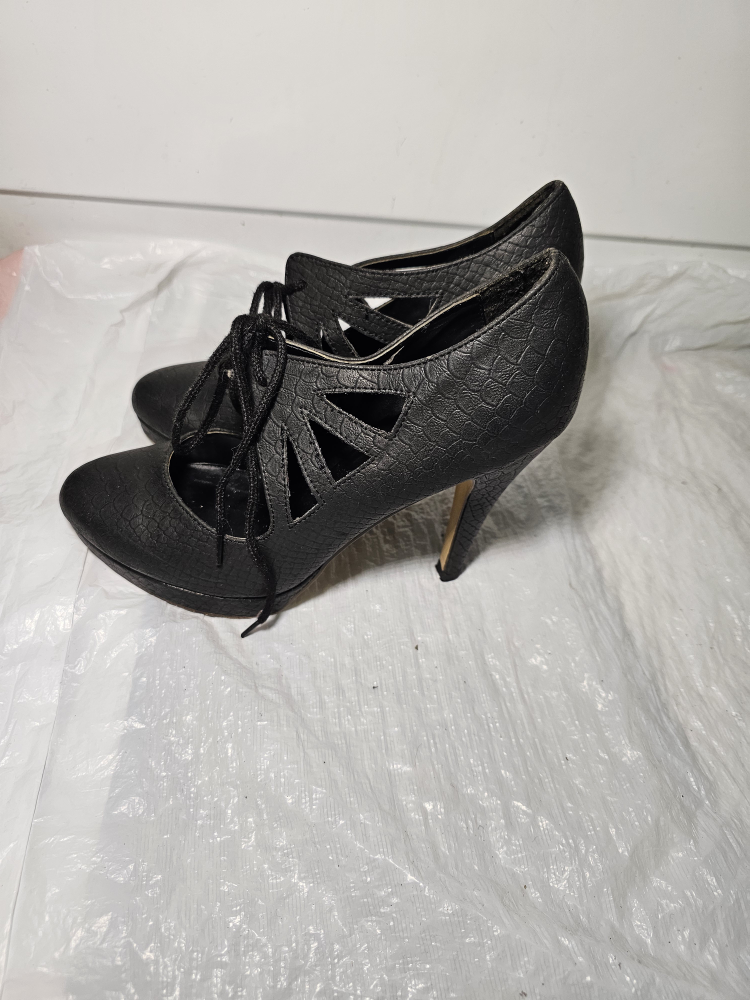 Call it spring. women's shoes. Black Heeled Shoes