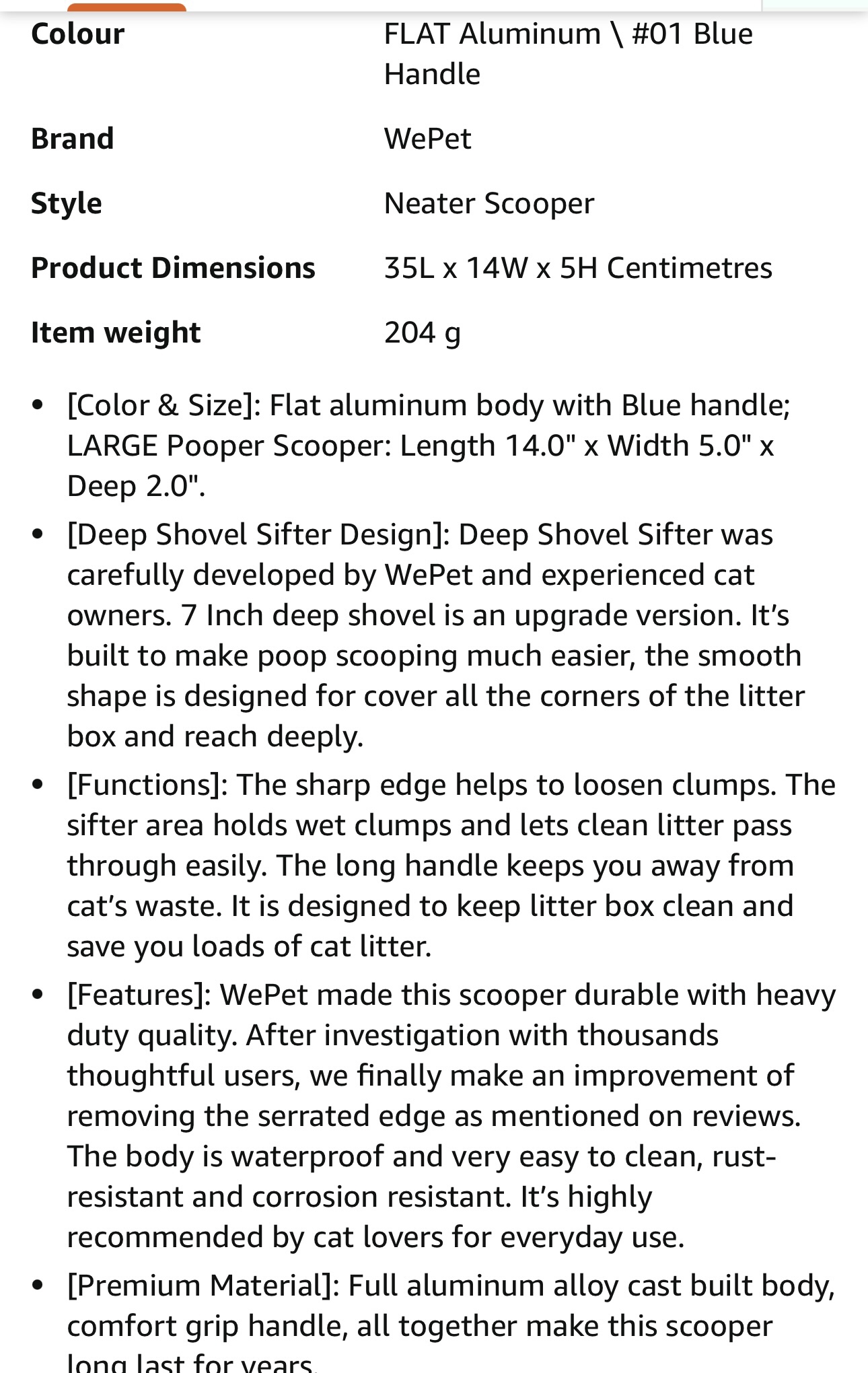 Litter Scoop (like new) image indicator(2)