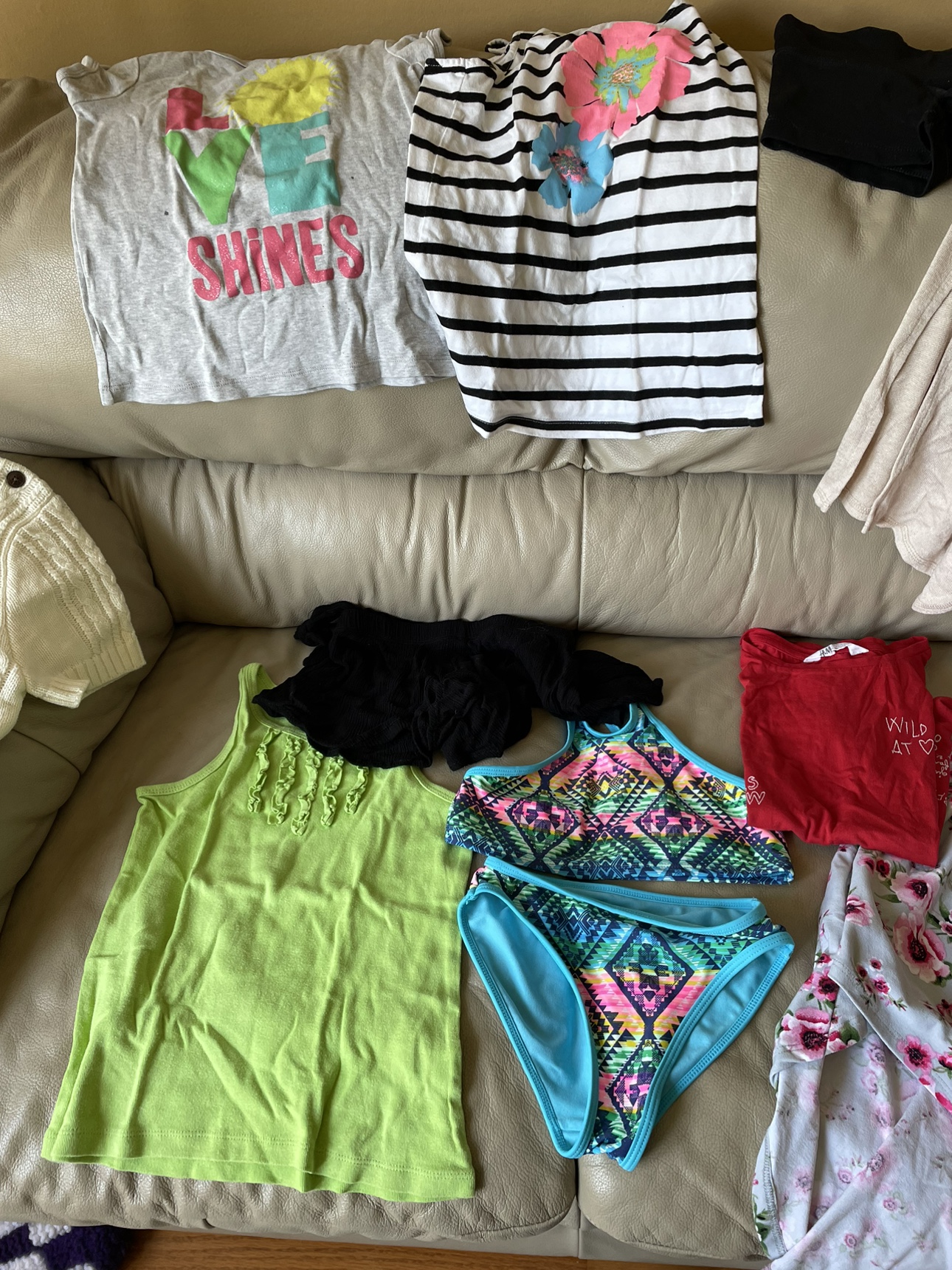 Bag of girls summer clothes size 7/8 - photo 3