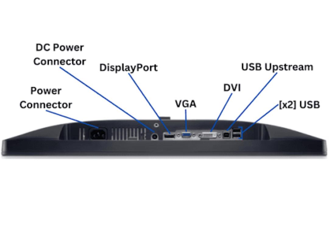 Two 22" Dell Monitor with Height and Tilt Adjustable Stands image indicator(6)