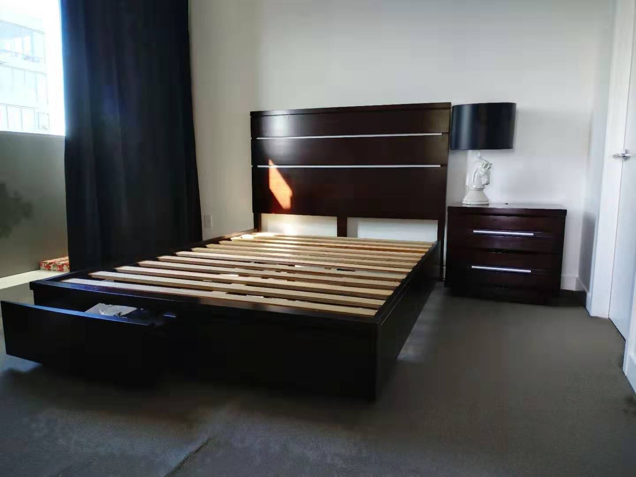 Bed frame, with storage - photo 3