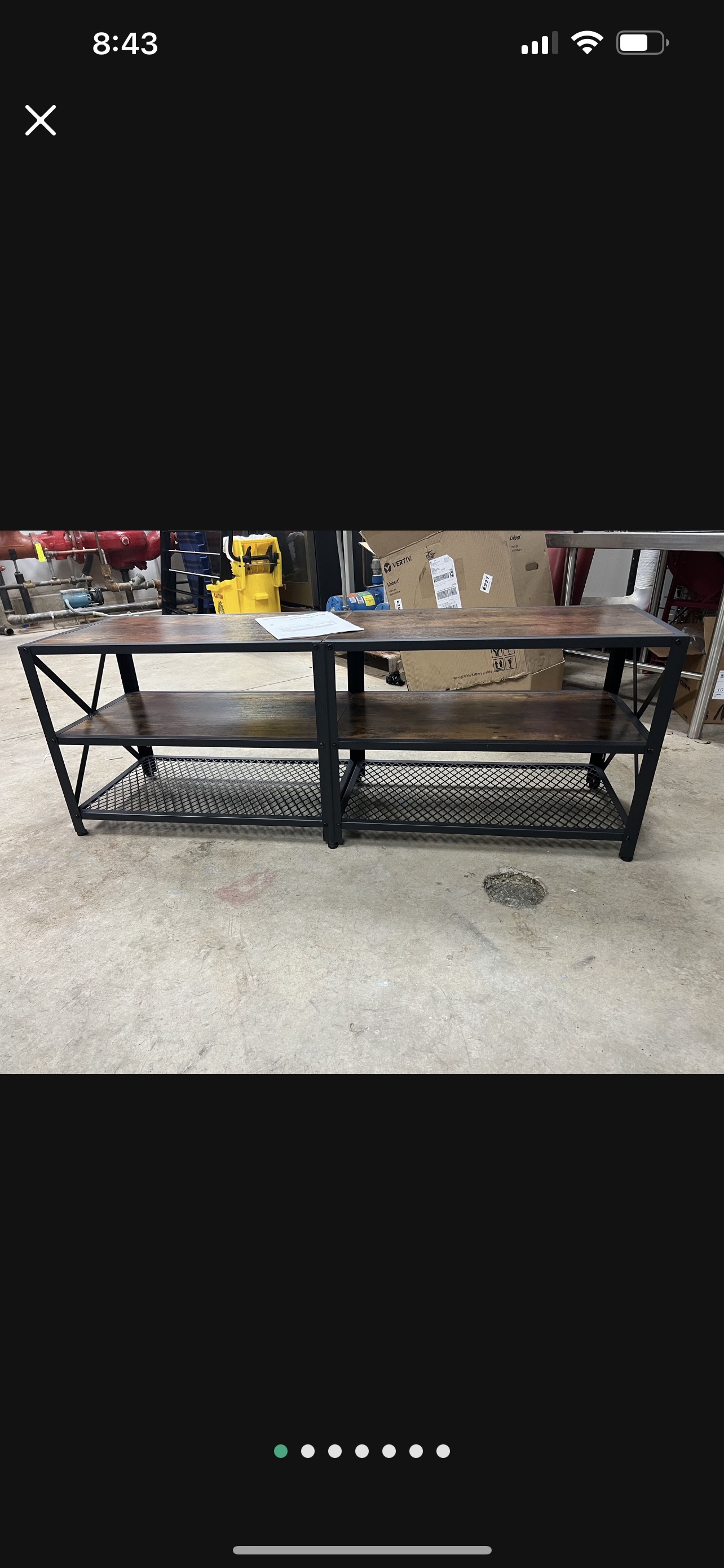 VASAGLE TV Stand, TV Console for TVs Up to 70 Inches, TV Table,