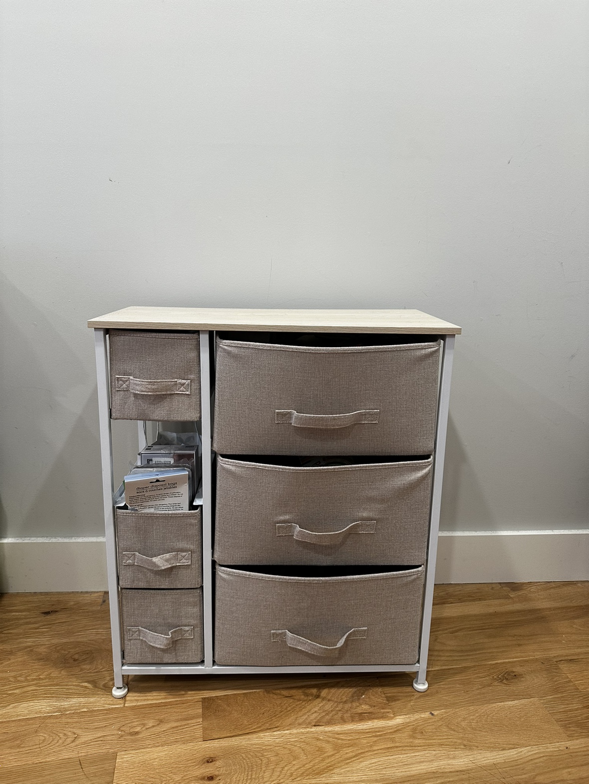3-Tier rack with clothes drawers