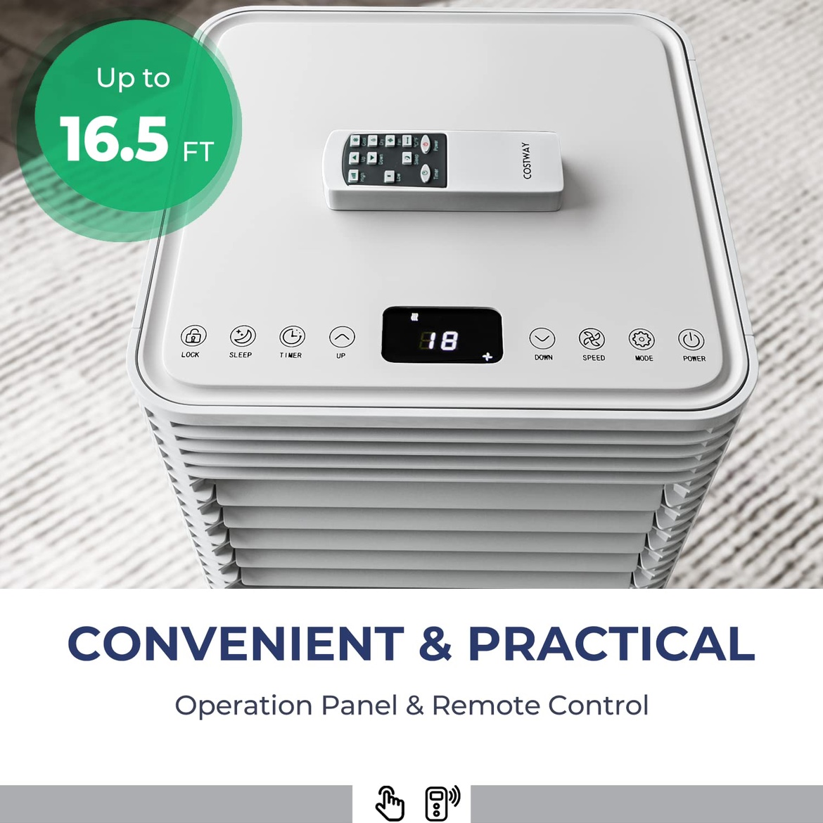 New COSTWAY Portable Air Conditioner, 8000 BTU - photo 4