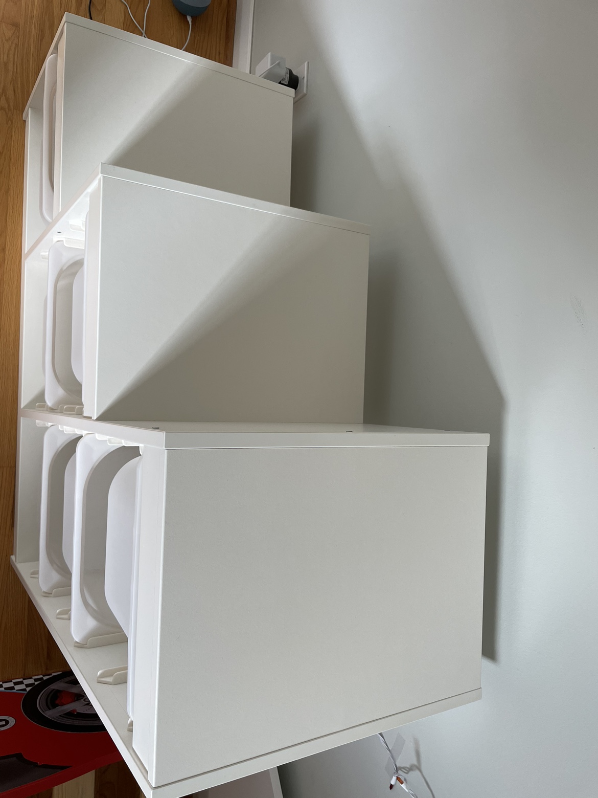 IKEA Trofast Storage combination with 6 boxes, white image indicator(5)