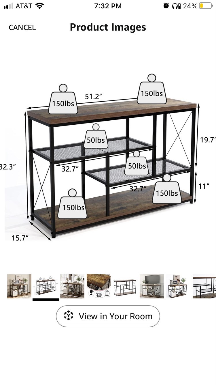 Console table / tv stand - photo 4