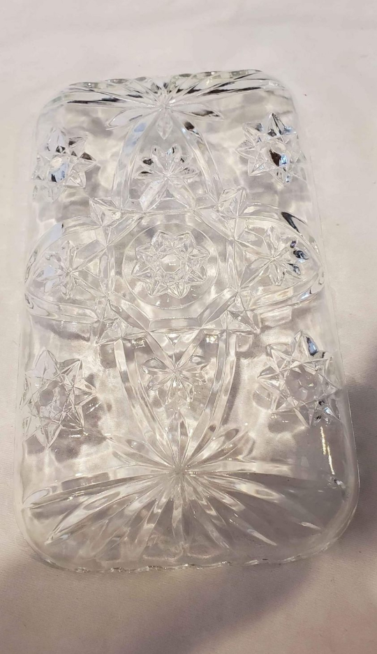 Serving Dish/Relish tray, Rectangular Starburst, Vintage - photo 3
