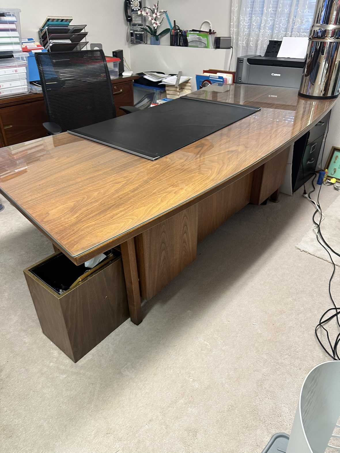 Solid mahogany desk for repurpose