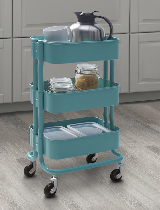 IKEA RÅSHULT rolling utility/bar cart - photo 2