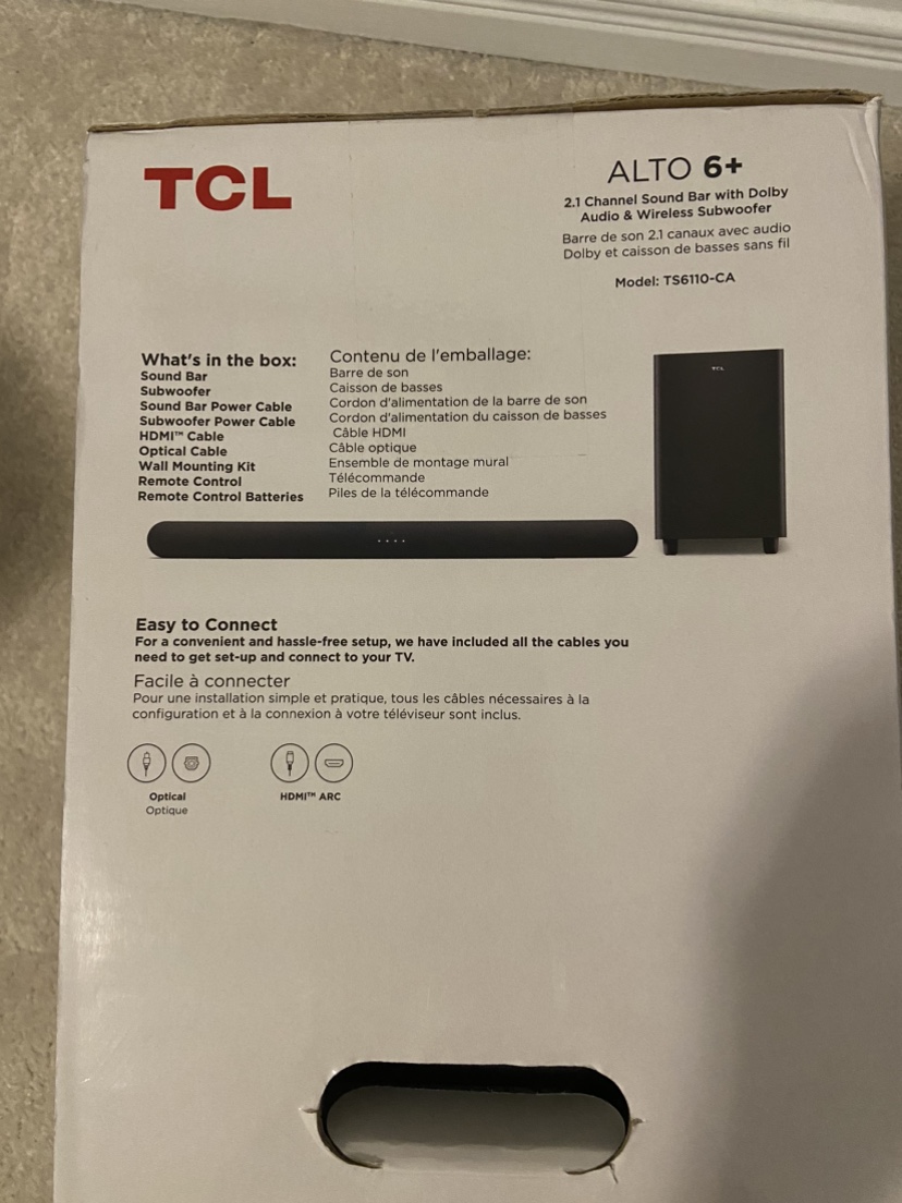 Brand new Bluetooth soundbar & subwoofer image indicator(5)