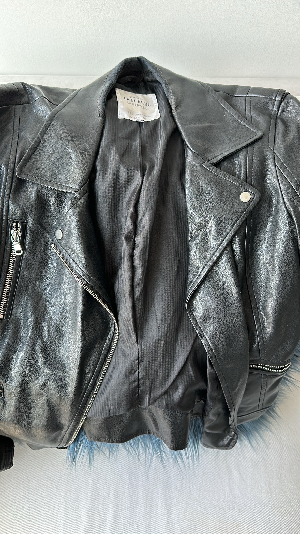 Zara leather jacket - photo 4