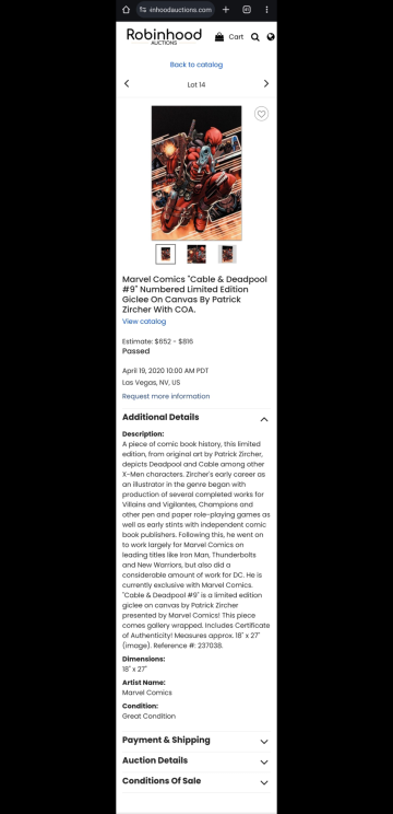 Cable and Deadpool #8 Giclee Painting & SS CGC 9.8 STAN LEE Auto image indicator(6)