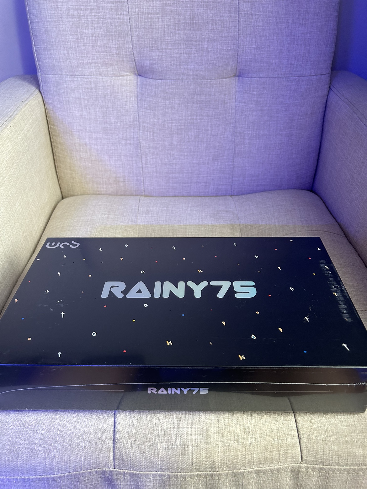 Rainy75 electro blue standard series keyboard - photo 3