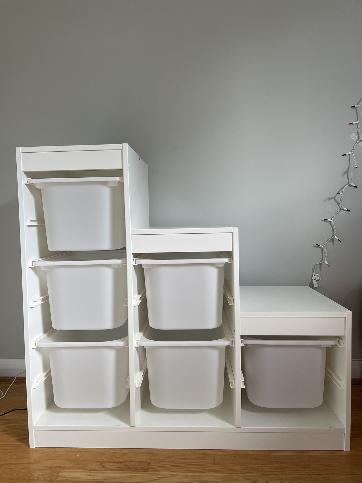 IKEA Trofast Storage combination with 6 boxes, white image indicator(6)
