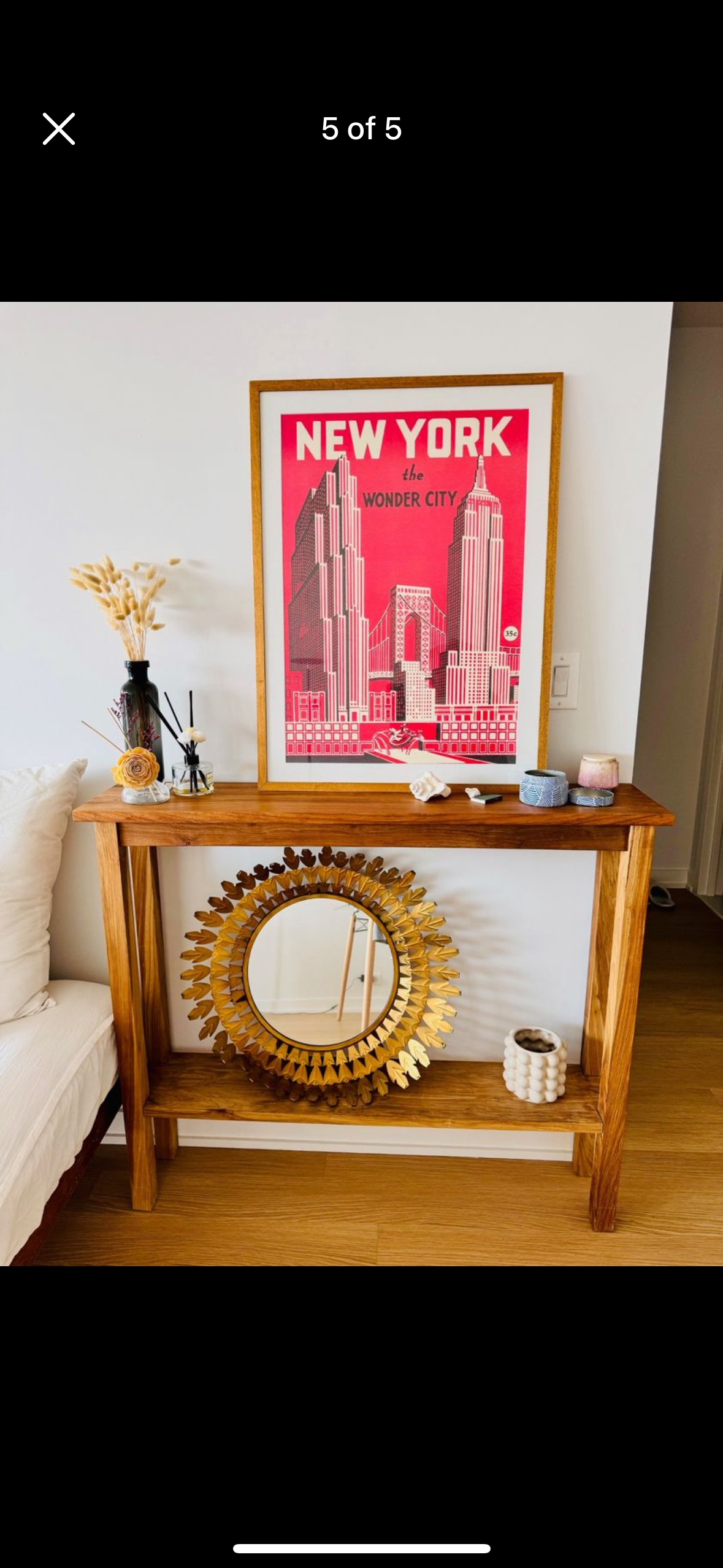 WoodenConsole table - photo 5