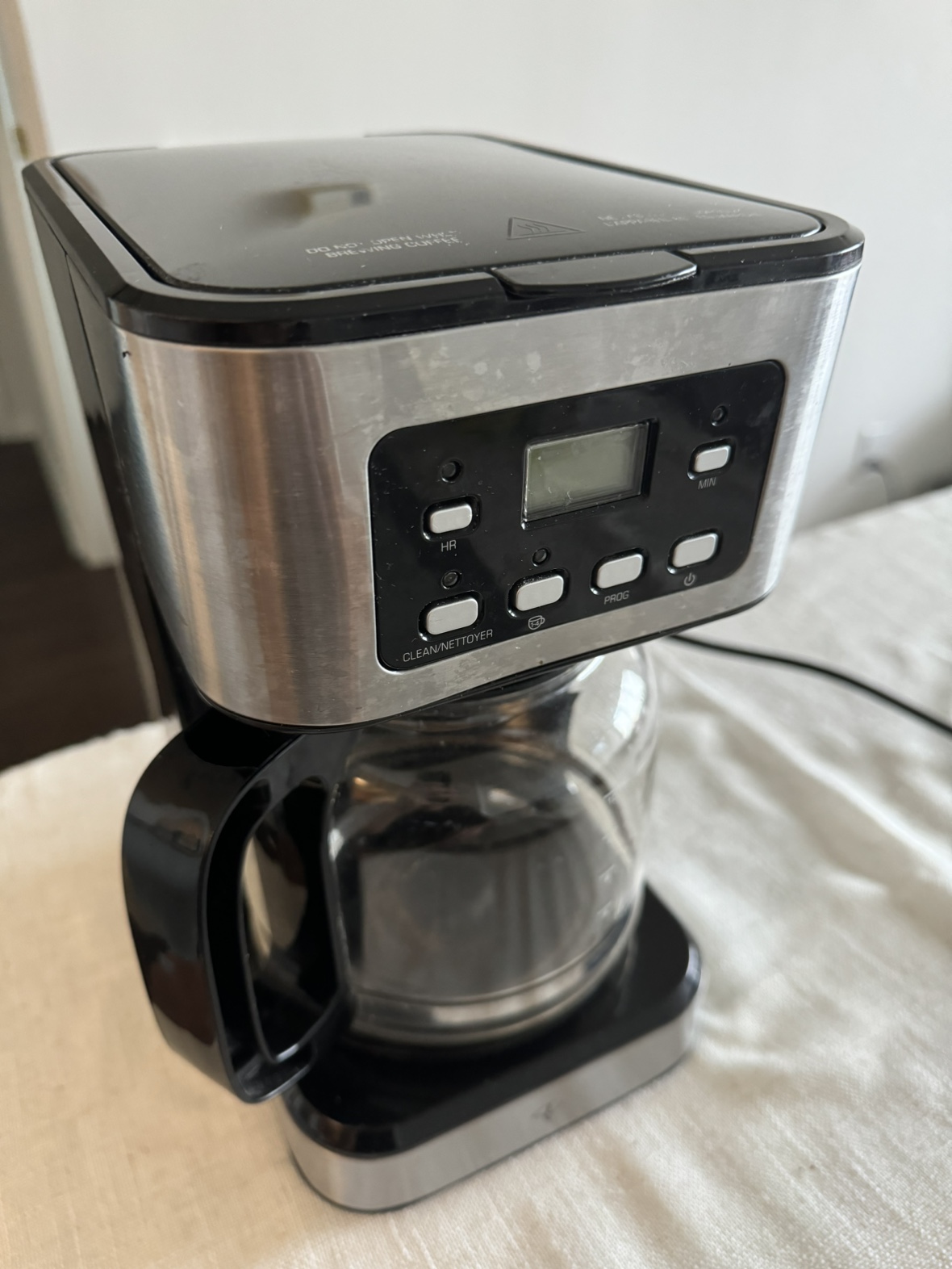 PC President’s Choice 12 cup drip coffee maker