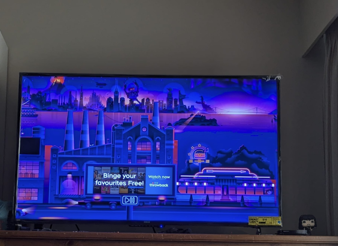 RCA 49″ TV Ultra HD 4K with Roku and Remotes