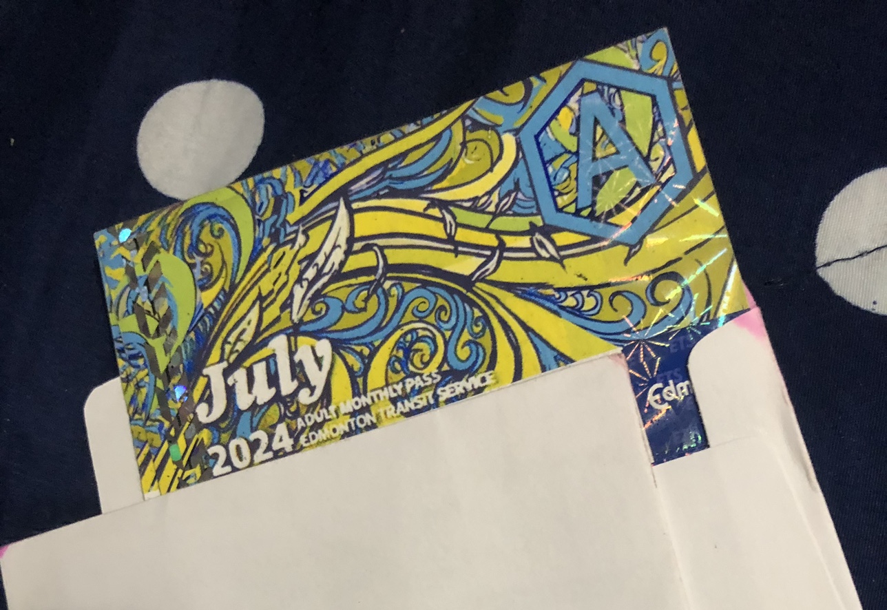 July Bus pass