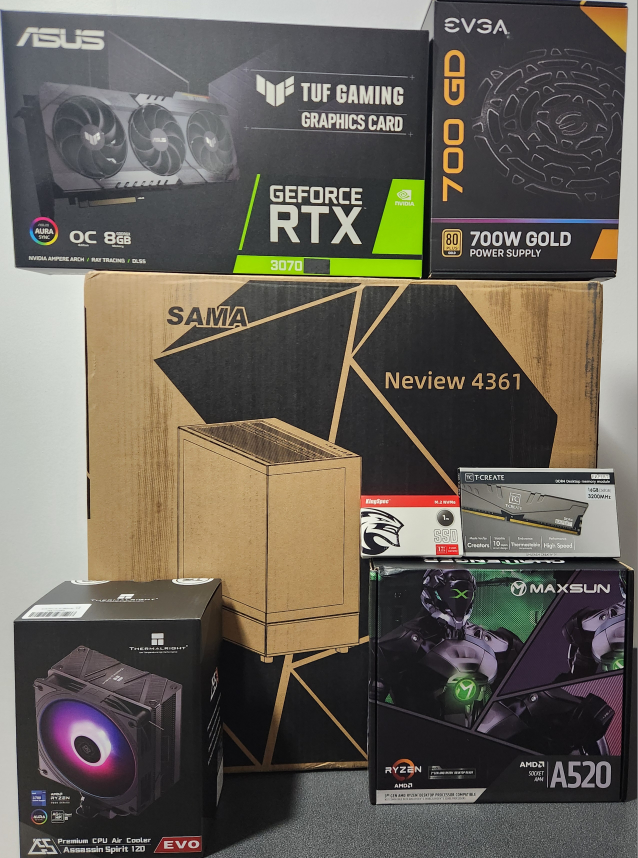 RTX 3070 + Ryzen 5 5500 Custom Gaming PC - photo 5