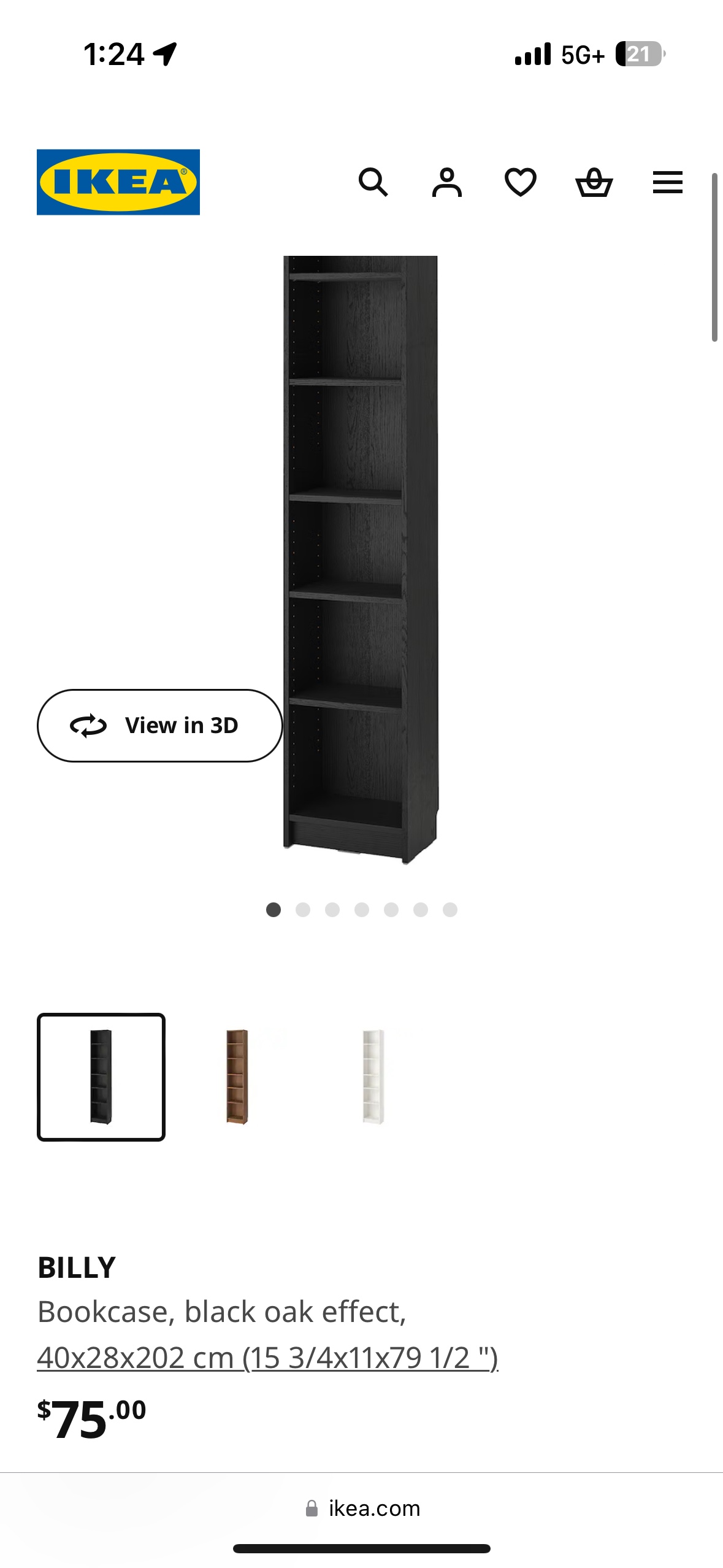 IKEA 3 piece bookcases - photo 4