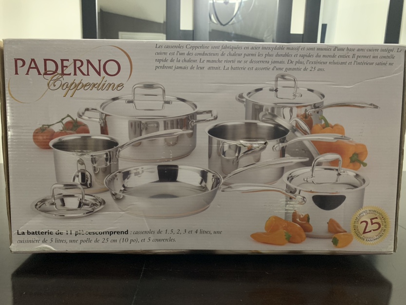 Paderno Copperline 11 Piece Cookware Set - photo 3
